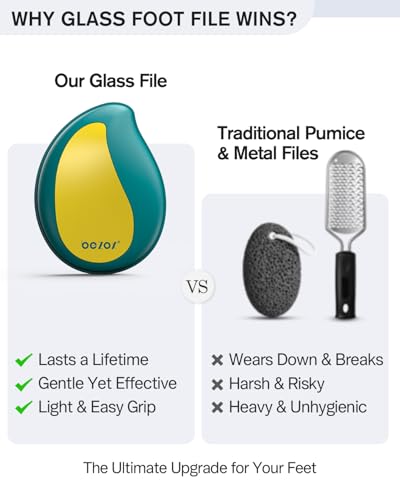 BEZOX Glass Foot Scrubber - color: Green
