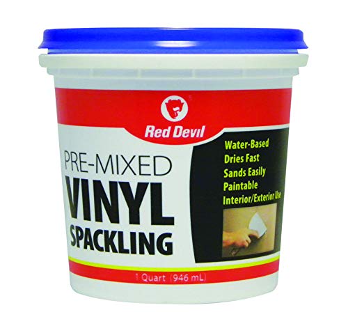 Red Devil 0534 Pre-Mixed Vinyl Spackling, 1 Quart - size: 1 Quart, style: 1 - Pack