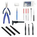 Metal Puzzle Tool Kits,3D Metal Puzzle for Adult Tool Set,Metals Earth Tools Kit Including Plier Bending Assist Tab, Caliper,File and Tweezers