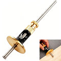 Wheel Marking Gauge, Aluminum Alloy Scriber Woodworking Mortise Parallel Scribing Tool Dovetail Scribing Gauge for Woodworking Projects, 0.2 Mm Precision, Rollable Blade