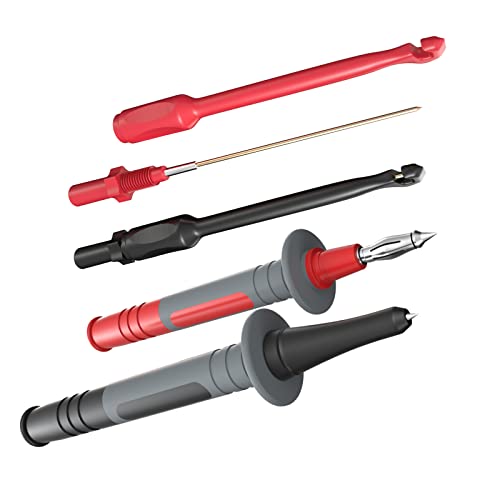 Goupchn 25PCS Silicone Multimeter Test Leads Kit for Electrical Testing - style: 25PCS
