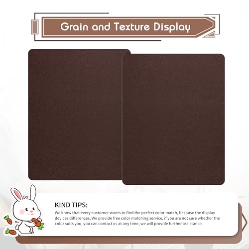 KING MOUNTAIN Leather Repair Patch,2 Packs 9 x 11 Inches self Adhesive Leather Repair Tape for Damaged Leather Furniture, Sofa Seating,Car Seats, Leather Goods（Coffee Brown） - color: Coffee Brown, size: 9" x 11"
