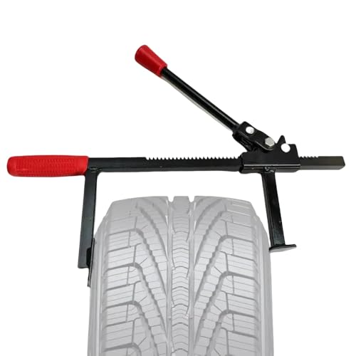 Manual Tire Spreader,Manual Tire Expander,High HardMetal High Hardness Heat Treatment Portable Tire Changer Tool Automotive Truck Tire Repair Kit Tools (Black 16.9 inch) - size: Black 16.9 inch