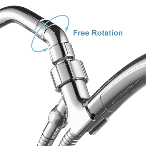 OFFO Shower Head Elbow Adapter, All Metal Handheld Shower Head Elbow Adapter Shower Arm Angle Adapter 135 Degrees, Chrome - color: Chrome, size: 135°, style: 135°