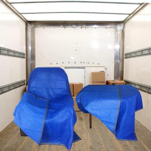 5 Pack Moving Blankets 40x72in Heavy Duty Padded Packing Furniture Blankets for Moving Supplies Shipping Protecting Furniture - size: 5pack