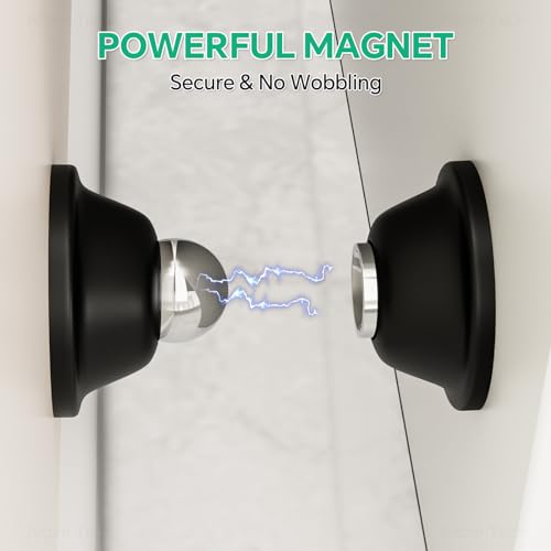 NiHome RV Magnetic Door Stop for Door Holding & Stopping 2PCS Black - color: Black-2PCS