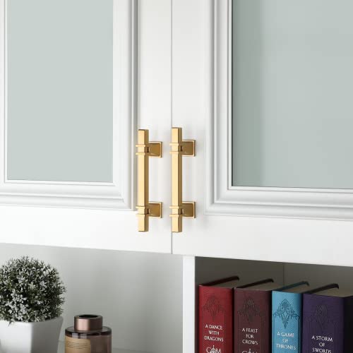 10 Pack 3-3/4 Inch Brushed Gold Pulls Kitchen Cabinet Handles Gold Pulls for Dresser Drawers Kitchen Cabinet Hardware - color: Matte Gold, size: 3-3/4 inch (96mm) Hole Center Pull