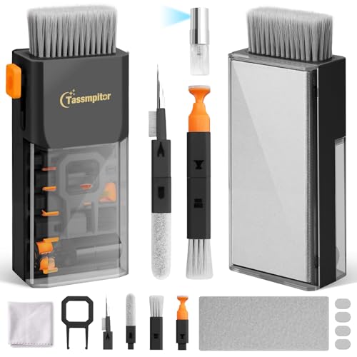 Keyboard Cleaning Kit, All-in-One Laptop & Computer Screen Cleaner, Black - color: Black