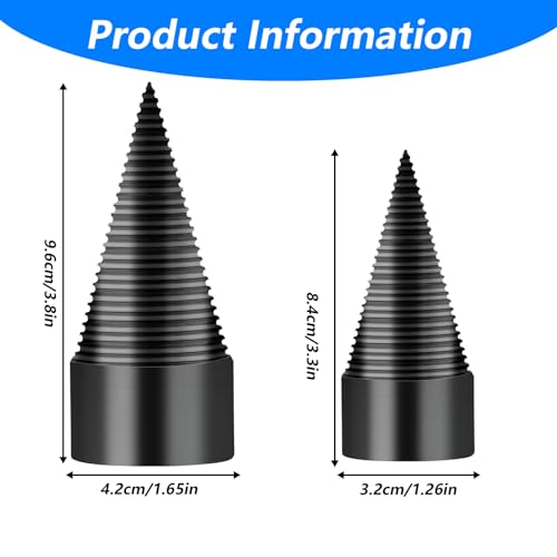 42mm 32mm Firewood Splitter Drill Bit Heavy Duty Wood Log Tool