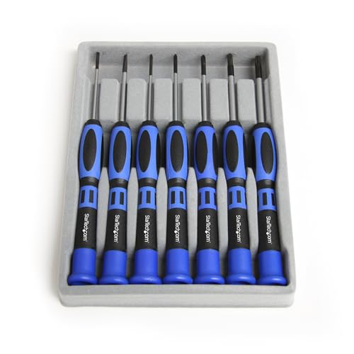 StarTech 7 Piece Precision Screwdriver Computer Tool Kit, TAA (CTK100P) - style: 7 piece