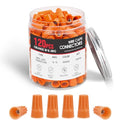Nilight 120PCS Orange Wire Connectors Kit 18-16 AWG Electric Wire Caps - color: 120PCS 18-16# Wire Caps