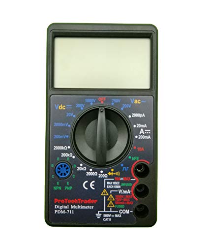 PDM-711 Large Screen Digital Multimeter Continuity Tester with Buzzer - style: Large Screen Multimeter PDM711