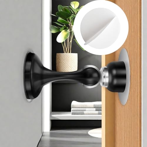 16PCS Magnetic Door Stop Adhesive Stickers – Strong Self-Adhesive Replacement Pads for Magnetic Door Catch, Heavy-Duty Double-Sided Tape for Secure Mounting