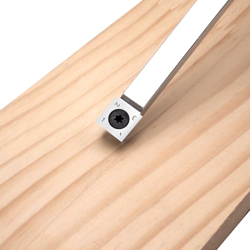 17 inch Wood Lathe Turning Tools Set 4 pcs, 17" Finisher Carbide Tipped Lathe Chisel Tool Bar, with Wooden Handles and Square Round Diamond Carbide Inserts