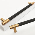 30 Pack 7 1/2 Inch 192 mm Bronze and Black Cabinet Handles Cabinet Pulls Aluminum Handles Knurled Drawer Pulls Oxidation Finish with Diamond Pattern - color: Bronze and Black, size: 7 1/2 Inch