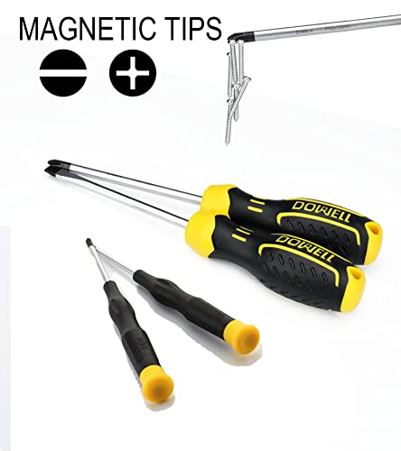 DOWELL Tool Set Tool Kit 152-Piece Household Tool Kit Set Sockets Set Pliers Screwdriver Set with Storage Tool Bag Pouch HYT152 - size: 152PCS