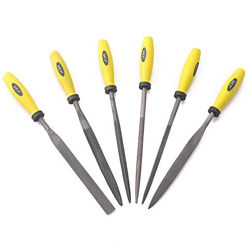 Needle File Set (6 PIECE Set) 5x180mm - color: Carbon Steel, size: 5x180mm
