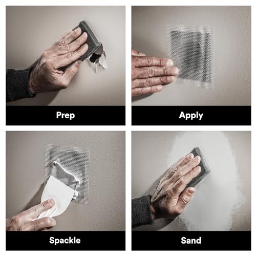 3M High Strength Small Hole Repair Kit - size: 4 Piece Set