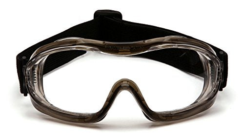 Low Profile Chemical Splash Goggles, Gray Anti-Fog Lens - color: Clear Anti-fog Lens