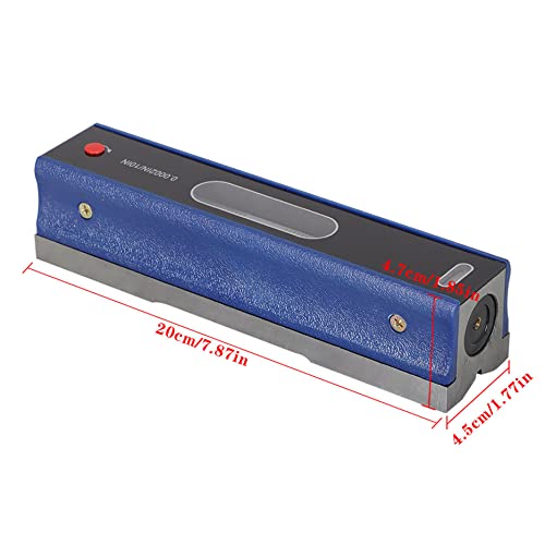 8 Inch Level for Setting and Checking Mechanical Level and Other High Precision Level Applications with Wooden Case - size: 8 Inch