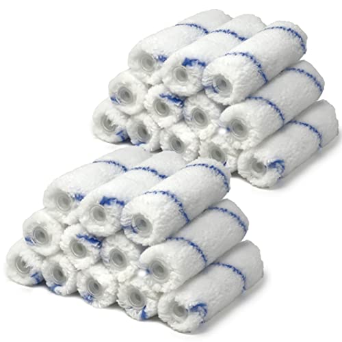 Allgala 24 Piece 4" Mini 3/8" Nap Shedless Microfiber Paint Roller Cover - TH10306 - size: 4" Mini (Pack of 24)