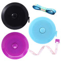 Tape Measures Retractable, Fabric Measuring Tape, 60 Inch Small Sewing Tape Measure for Craft Nursing Medical Travel(3 Pack/Black Purple Sky Blue) - color: Black, Purple, Sky Blue