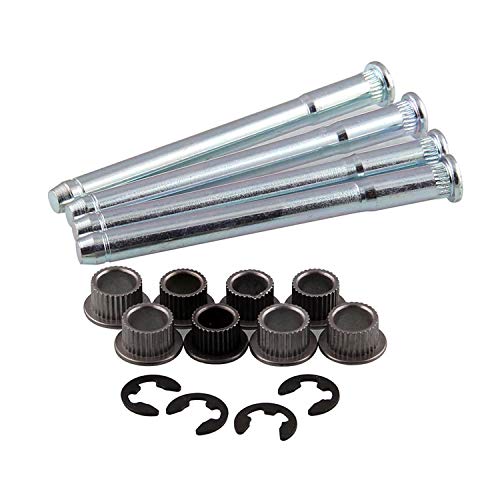 LEDAUT Door Hinge Pin and Bushing Repair Kits (4 pins 2 Door) for 1994-2004 Chevy S10 & GMC S15 - size: OT270