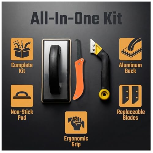 Grout Float and Grout Removal Tool Kit,Tile Grout Float,Grout Removal Tool