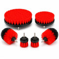 6-Piece Drill Brush Cleaning Set – Power Scrubber Attachments with 2”, 3.5”, 4” & 5” Brushes, Durable PP & PET Bristles for Bathroom, Tile, Grout, Kitchen, Tub & Floor Cleaning