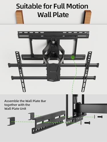 USX MOUNT TV Mount Extension Bracket for TV Wall Plates - size: 16-24 inch, 154 lb
