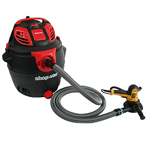 Assembled Quick Click Dust Separator with 5 Gallon Locking Collection Bin and Quick Click Power Tool Adapter Set with 10 Ft. Hose - size: 10 Ft. Hose