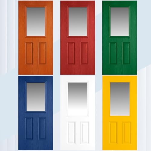 Pushglossy 22 x 36 Entry Door Glass Insert with Low-e Glass - size: 22 x 36, style: 1 Lite