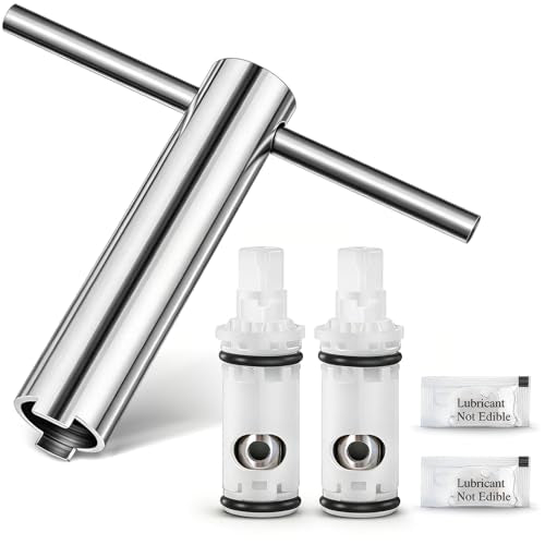 Enhon 2 Tub Faucet Cartridge, Removal Tool Compatible with Moen 1224 1224B