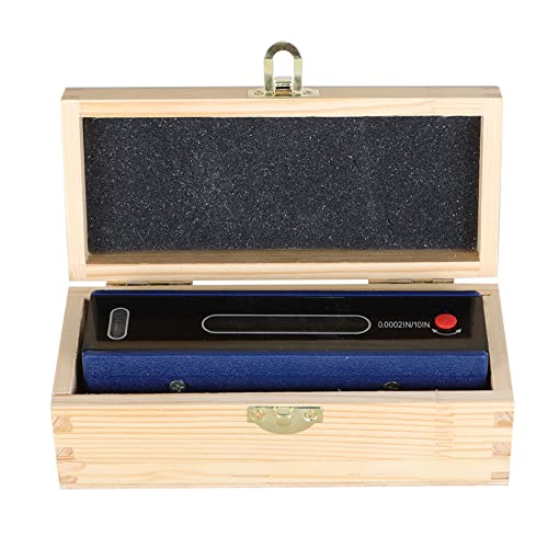 6 Inch Level for Setting and Checking Mechanical Level and Other High Precision Level Applications with Wooden Case - size: 6 Inch