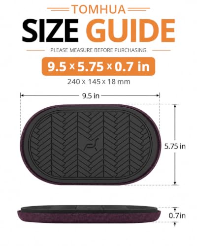 Furniture Sliders for Hardwood Floors Felt Heavy-Duty Furniture Movers - color: Black 8pcs