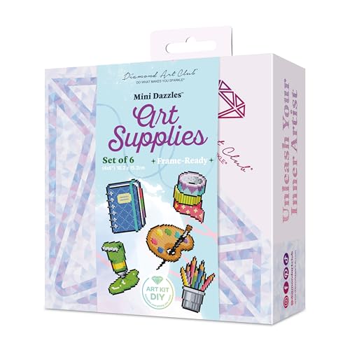 DIAMOND ART CLUB Mini Dazzles - Art Supplies Diamond Art Kits for Adults - color: Art Supplies
