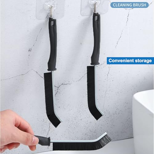Crevice Cleaning Brush, Hard Bristle New Multifunctional Clean Tool, Bathroom Gap Scrub Brush Cleaner Tools for Home, Kitchen, Bathroom, Household, Window, Vehicle, Faucets, Toilet, Grout, Car, 5Pcs