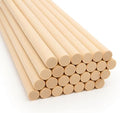 ALBO Wooden Dowel Rods 100 PCS 1/8" x 12" Inch Round Wood Sticks for Crafts, DIY Projects and Macrame Hardwood Assorted Bouquet Sticks Cake Dowels for Tiered Cakes - size: 1/8" x 12" 100 Pcs