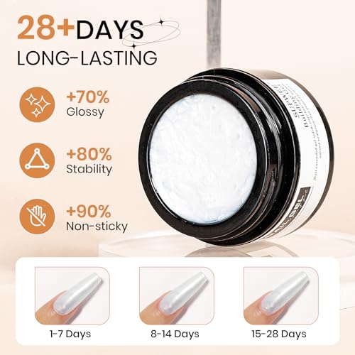 3d Gel Nail Art Sculpture Non Stick Hand Molding Gel for Nails | Multifunctional Solid Builder Gels for Extension Carving Sculpting Beauty Charms for Beignner and Salon DIY - color: Clear&Pink&Pearl White