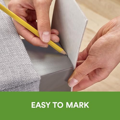 Scotch Felt Pads, 2 Pads, Rectangular, Beige, 4 in x 6 in - color: Beige, style: 2 Pads