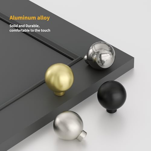 Goldenwarm 10 Pack Chrome Cabinet Knobs Kitchen Knobs for Cabinets - color: Polished Chrome