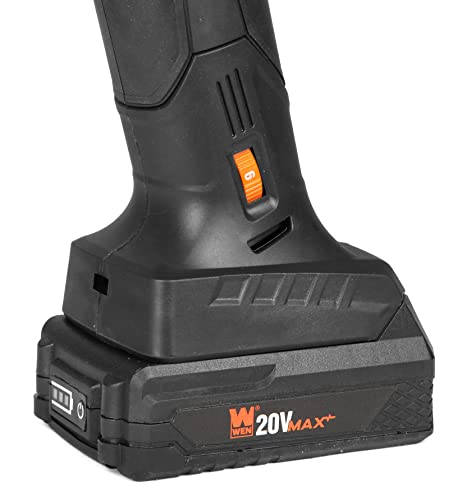 WEN Cordless Detail File Sander, Variable Speed with 20V Max 2.0 Ah Lithium-Ion Battery and Charger (20437) - style: Cordless + 1600 FPM