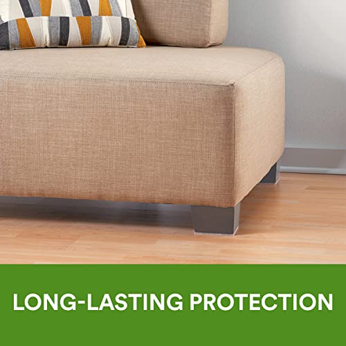 Scotch Felt Furniture Pads 4 PCS Furniture Pads for Hardwood Floors, Beige, 4" x 6" - Easy to Open Packaging - color: Beige, style: 4 Pads eCommerce Packaging