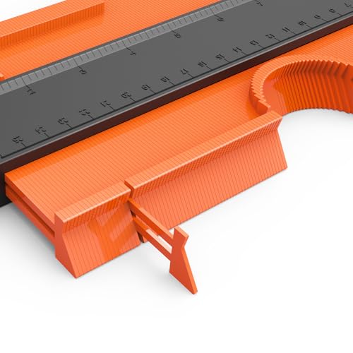 Zozen 2Pack Contour Gauge, Engraved Scale- Not Fade (10”+6”) | Profile Tool with Lock, Gifts for Men Dad Husband Carpenter Handyman-Cool Gadgets , Measure Copy, Shape Profile Duplicator