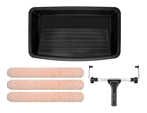 ROLLINGDOG 5PC 18 Inch Paint Roller Kit - color: 18 Inch Paint Roller Kit With Tray