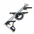 Combination Square Stainless Steel Multi-Function Carpentry Square Clear Scale Easy to Read(300m/11.81") - style: 300m/11.81"