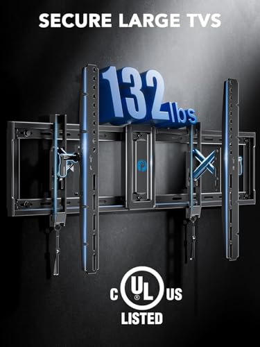 Pipishell Advanced Tilt TV Mount for 42–90 inch TVs up to 132 lbs - size: 42"-90" Tilt TV Wall Mount