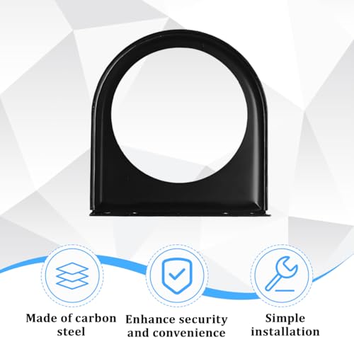 Zpana Car Single Hole Gauge Mounting Panel, 2 Inch Vehicle Dashboard Gauge Pillar Mounting Bracket Pod, Automotive Dash Instrument Holder Replacement, Universal for SUV Automobile Truck - size: Single Hole