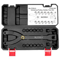 BILITOOLS 15PCS Pulley Holder Tool Set, 1/2" Drive Adjustable Pin Wrench