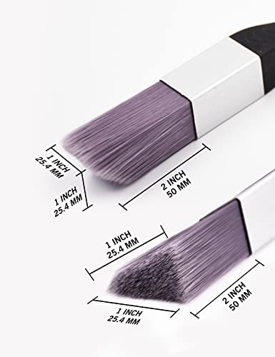 ROLLINGDOG Trim Paint Brush Edging Paint Brushes for Trim 2PC Detail Brush - color: 2pc Edging Paint Brush Set